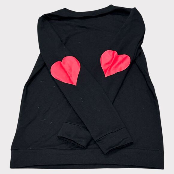 Black Heart Graphic Sweatshirt – Women’s Size Small EUC - Picture 2 of 4